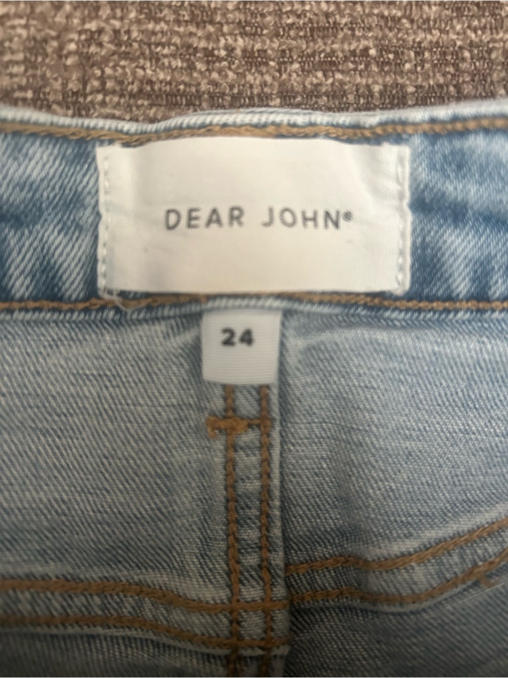 Dear John Light Wash Denim Jeans - Light Blue